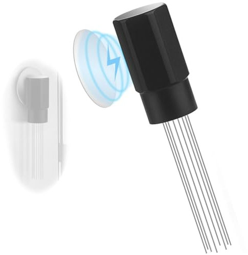 Magnetisch Wdt Tool, Kaffee Distributor mit 6 Espresso Nadel, Edelstahl Wdt Tool Espresso Coffee Distributor, Geschenke für Baristas, Siebträger Zubehör