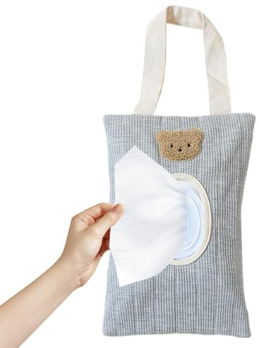 Nbbwwu Feuchttücher-Behälter für Baby-Feuchttücher, hält Feuchttücher sauber, zum Aufhängen, Behälter-Tasche für Zuhause, Reisen, Küche, Organisation, Badezimmer, Aufbewahrung an der Wand