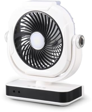 EpheyFIF Auto montierter Ventilator Solar Aufladen Camping Outdoor USB Ultralang Akku Beleuchtung