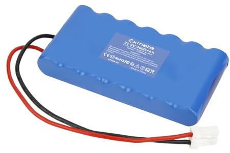 Exmate 25,9 V 3000mAh Li-Ion Ersatzbatterie für Ambrogio L15.Ambrogio L20 Twenty Deluxe Twenty Elite Rasenmäher Ersetzen 015E00600A 015E00600