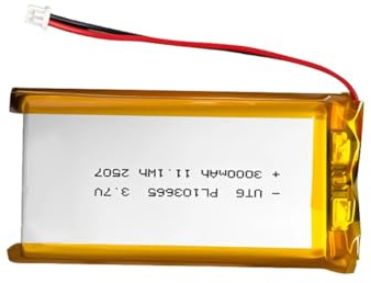 Ehwisbe For Heltec V4 3.7V Lipo Battery 3000Mah PL103665 Lithium Li-Polymer Battery for T114 V2 LoRa 32 V3 Dev-Board