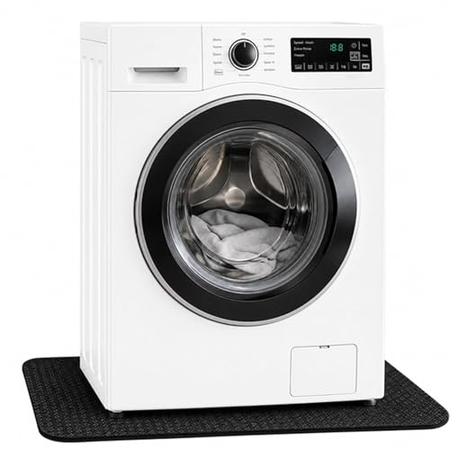 XINSUO Tapis Anti Vibration Machine a Laver, 60 × 60 cm | Amortissement des Vibrations et Réduction du Bruit, Léger et Imperméable, pour Lave Linge, Réfrigérateur, Séchoir