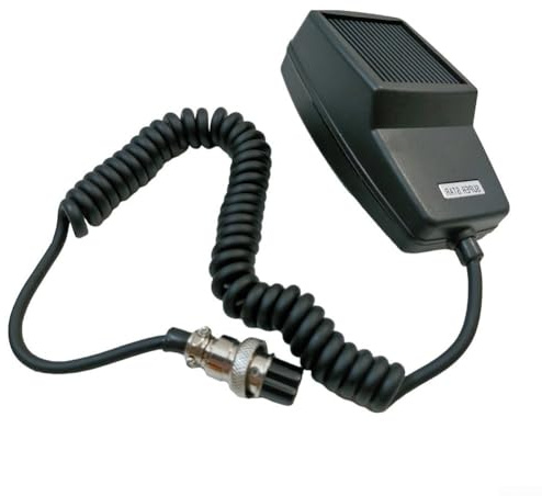 DM507-Microphone CB à 4 broches pour radio Cobra pour Galaxy pour radios Uniden – Microphone haut-parleur haute sensibilité avec bouton poussoir pour communication radio de voiture, camion, jambon