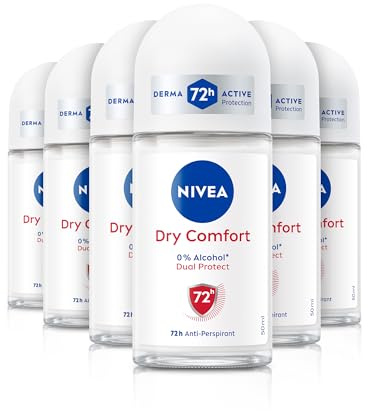 Nivea Dry Confidence Plus 48 Stunden Anti-Perspirant, 50 ml, 6 Stück