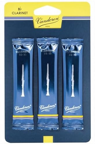 VANDOREN Reeds Clarinet Bb 2 Traditional (3 Pack)