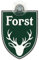 Schild Autoschild Forst mit Saugnapf Förster Saugnapfschild Green 75 x 100 mm groß, von innen oder außen