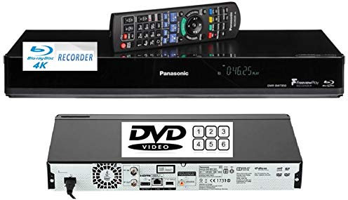 Panasonic DMR-BWT850 (Multiregion DVD player) Smart Network 3D Blu-ray DiscTM Recorder with Twin HD Recorder - 4K Upscaling & Recording etc.