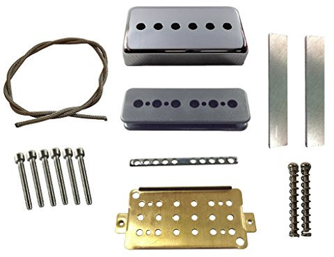 52mm Brückenposition Humbucker Größe P90 Bausatz (Neusilberabdeckung)