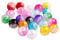 200pcs 8mm Crackle Glasperlen, Bunte Runde Perlen für Schmuckherstellung und DIY Handwerk (Mischfarben)