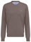 FYNCH-HATTON Pullover aus Baumwolle mit V-Ausschnitt Earth/L
