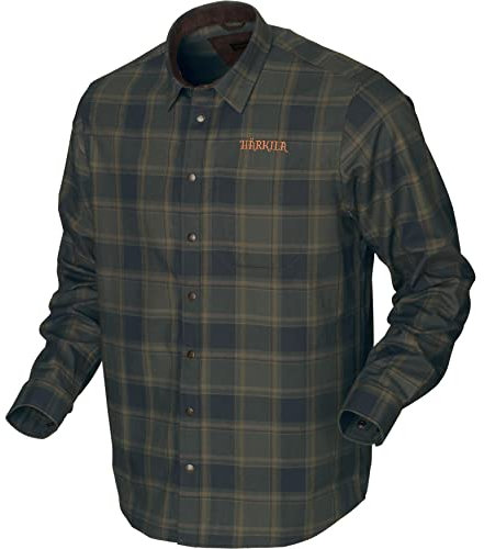 Härkila | Metso Active Hemd | Professionelle Jagd Kleidung & Jagd Zubehör für Herren & Damen | Skandinavische Qualität Made to Last | Willow Green Check, L