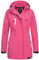 Rock Creek Damen Softshell Jacke Mantel Outdoor-Mantel Damenmantel Softshellmantel Winterjacke Wasserabweisend Kapuze Übergang D-423 Rosa M