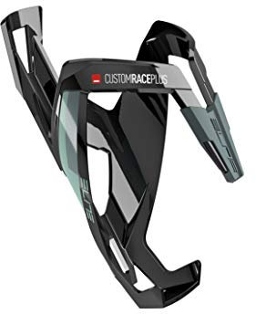 Unbekannt Unisex – Erwachsene CustomRacePlus Flaschenhalter, Glanzschwarz/Grün, Einheitsgröße