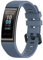 Yikamosi Compatible with Huawei Band 3 Pro/4 Pro,Soft Silicone Stainless Steel Clasp Tracker-Quick Replacement Bracelet Strap for Huawei Band 3 Pro/4 Pro(Slate)