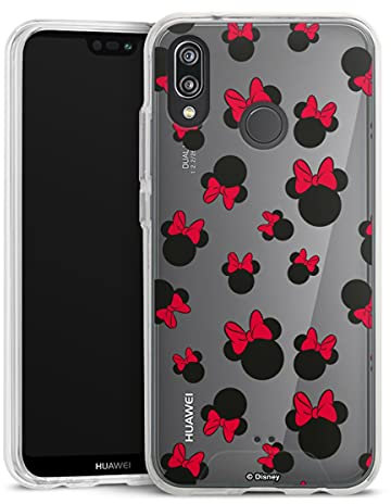 Handyhülle kompatibel mit Huawei P20 Lite Bumper Case Schutzhülle Maus Disney Mickey & Minnie Mouse
