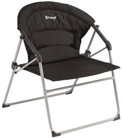 Outwell Campana Campingstuhl, Schwarz, 69 x 69 x 81 cm (WxDxH)