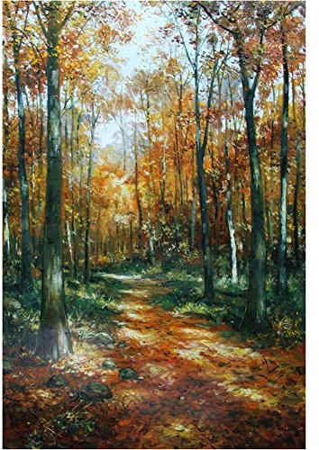 5D DIY Diamond Painting Kits Leben Wald Voll Bohren Strass Kristall Diamant Malerei Kinder Erwachsene Kreuzstich Stickerei Anzahl Mosaik Für Home Wall Dekoration Handwerk Round Drill 60x80cm AAB16945