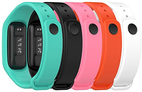 Chofit 5-Pack Ersatz Armbänder kompatibel mit Oppo Band, Weiches Silikon Sport Armband für Oppo Band/OnePlus (5B)
