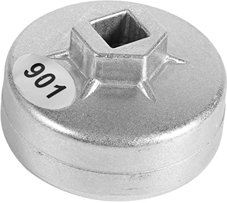 Clé de filtre à huile AUTO 65 mm 14 cannelures pour voiture (pas d'origine) + douille de filtre à huile Betooll 12-9001 + clé de filtre à huile 65 mm + tasse de filtre à huile 65-64