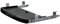 Gedotec Keyboard drawer under-desk mounting | 1 set of keyboard drawers for mounting under the desk - black | pull-out under-desk shelf incl. storage compartment | keyboard drawers & inserts