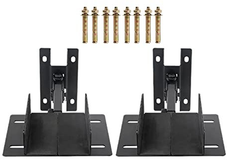 Audio-Video-Regale Wandhalterung for Lautsprecher, Monitor, Lautsprecher, Regal, Surround-Audio, Wandhalterung, Arbeitszimmer, Café, Lautsprecherhalterung, Tablett, Wandhalterung Audioturm ( Size : Wa