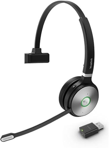 Yealink Headset WH62 Mono Portable Teams, Schwarz, Grau