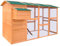 BaraSh Hühnerstall Holz 295x163x170 cm Tanne HüHnerhaus Mobiler HüHnerstall