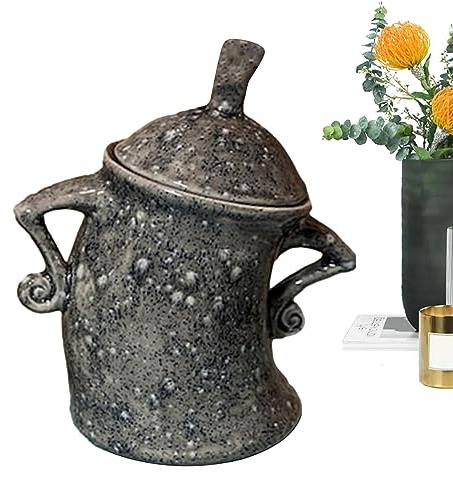 Canister with Attitude, Container with Attitude, Funny Kitchen Canisters, Sugar Bowl, Food Jars and Canisters with Airtight Lid, for Kitchen Storage, Cup Decoration