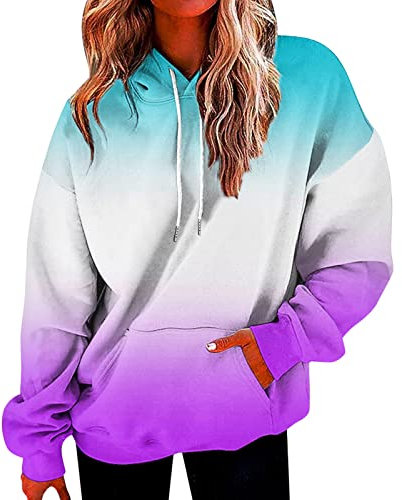 NNGOTD Damen Kaschmir Pullover 36 Sweatshirt Damen Baumwolle weiß Oversized Hoodie Damen Kaktus Jacke für babytrage Damen Utility Weste Damen Langarmshirt Damen Sommer Weihnachten Blusenshirt