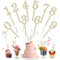 BURGEON 10 Stück Cake Topper Zahlen Holz 0-9 Geburtstag, Happy Birthday Tortendeko, Tortendeko Geburtstag Wiederverwendbar, Kuchen Topper Dekoration für Geburtstagsfeiern Jeden Alters