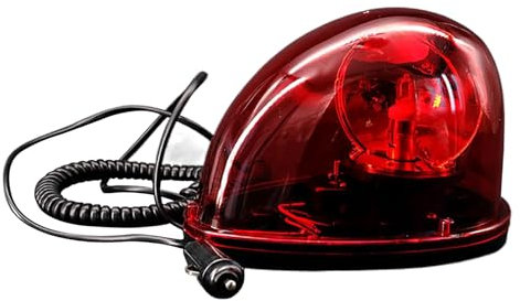 Neamou Gyrophare - Balises Lumineuses de Type Escargot pour Voitures tournantes | Balise Rouge, lumière LED Amovible pour Toit, Tableau de Bord, Pare-Brise