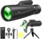 Telescopio Monocular de Largo Alcance 10-30X50 BAK4 Prisma y Lente FMC HD Monocular Profesional Impermeable con Soporte para Teléfono y Trípode para Observación de Aves, Senderismo, Conciertos