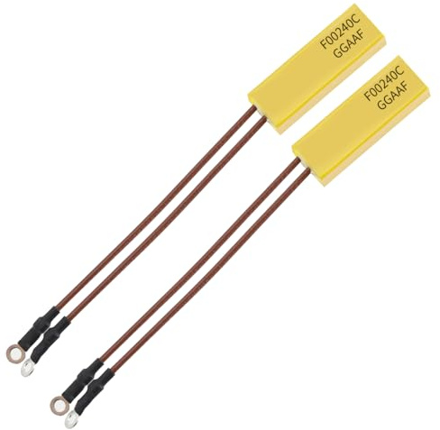 Create idea Fusibile termico in ceramica, 10 A, 250 V, 240 ℃, compatibile con ferri arricciacapelli, piastra per capelli, protezione da surriscaldamento, filo in lega ABS, 2 pezzi