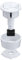 SPARES2GO Universal Toilet Cistern Dual Flush Push Button Kit for 20mm 40mm 50mm 60mm Lid Hole (Gloss White)