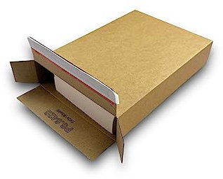 20 x Maxibriefkarton 240x165x45mm Versandboxen Din A5 aus Wellpappe für den Warenversand Büwa Verpackung Verpackungskartons Deutsche Post Versandkartons Dhl Dpd Faltkarton für den Versand