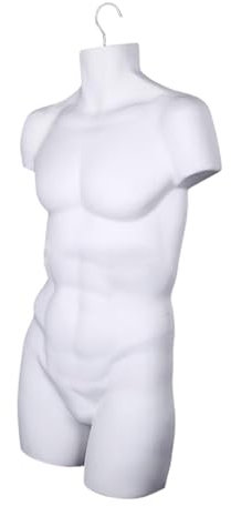 Amagogo Männliche Schaufensterpuppe Kleiderbügel Ständer Hängen Haken für Einkaufszentren Bekleidungs Anbieter Kommerziellen