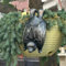 Hollylife Halloween Hanging Bat Statue Bat Shaped Flower Pot Ornament Garden Decoration Bat Pendant Resin Crafts Outdoor Animal Bat Plants Pot Vase Decoration Hanger Home Office Decoration