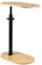 Foppla Couch Side Table 360° Rotating Sofa Side Table Height Adjustable End Table for Bed or Chair with Phone & Tablet Slots Practical Couch Arm Tray Table for Living Room Bedroom Small Spaces (Wood)