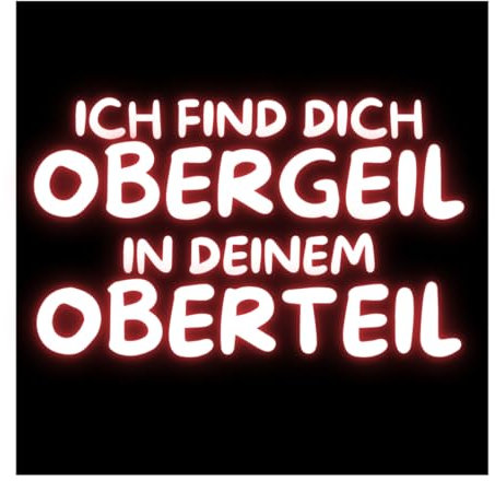 50x Sticker Obergeil in Deinem Oberteil - Malle Accessoires, Mallorca Aufkleber, Lustige Festival und Party Agrar Sticker