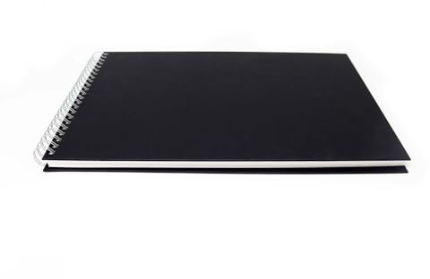 Artway Studio - Spirale gebunden A3 Mixed Media Skizzenbuch - Querformat - 60 Seiten / 30 Blätter - 240gsm - Hardback, weiß