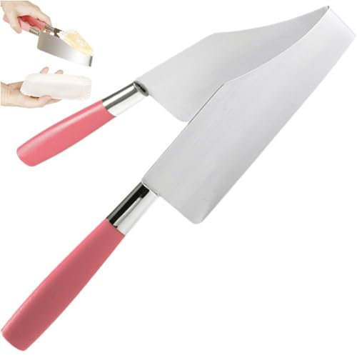 Lpitoy Cake Slicer Cutter Stainless Steel Cake Server Cake Cutter Tongs Baking Cake Device Pie Cake Lifter Tools Desserts Pastry Bread Pizza Devider Slicer