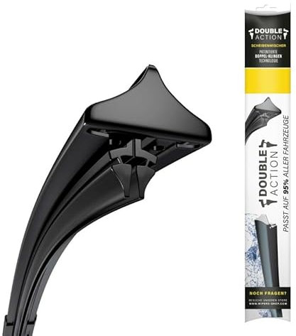 Doppelscheibenwischer kompatibel mit MITSUBISHI Colt | Bj. 04/04-09/08 | Double Action | Premium Scheibenwischer für Frontscheibe | Länge: 650/300mm | Vorne | Hochwertige Scheibenwischer | Klare Sicht