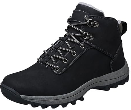 Anfibi Militari Uomo Invernali Offerta Stivaletti Neve Imbottiti Caldi Doposci Stivali Antinfortunistica Impermeabili Sportiva Comode Scarpe Camminata Foderati Leggere Stivaletto All'aperto