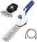 Neulriscn 2 in 1 Cordless Hedge Trimmer and Grass Shear, 7.2V Electric Grass Trimmer Hedge Shear, 2000mAh Rechargeable Battery, Handheld Shrub Trimmer Grass Cutter for Garden, Shrubbery, Lawn Edging