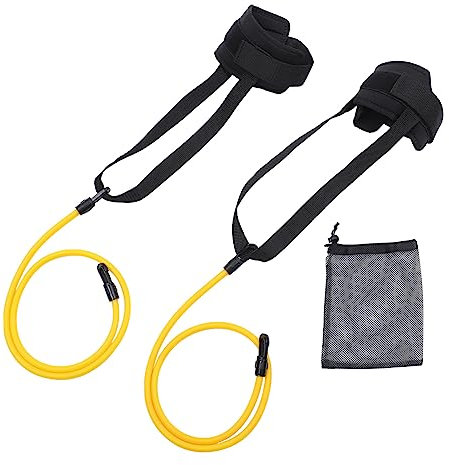 KOMBIUDA Foot Buckle Trainer for Swim Belt Pool Swim Training Leash Resistance Strength Training Belt for Boys and Girls Swimming and Swimming Resistance Band Use during Storage Bag Include