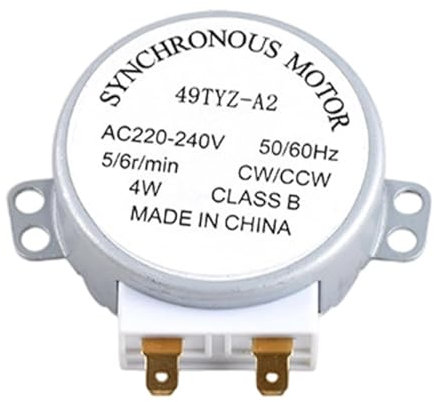 YWJLQH Motore Sincrono per Piatto Girevole Portatile Elettrico a 4 Giri/min per Forno a Microonde.