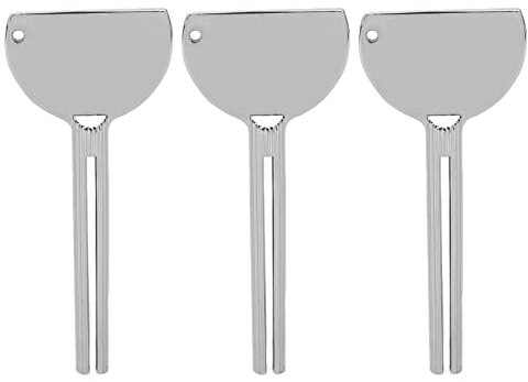 TOPINCN Key Paste Squeezer Durable Stainless Steel Semicircular Pipe Roller for Hair Color Color