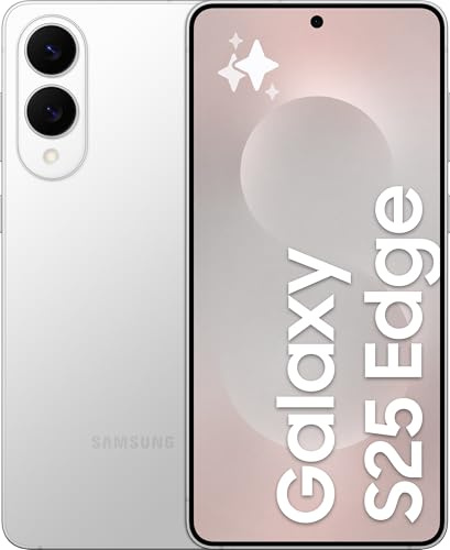 Samsung Galaxy S25 Edge, Smartphone Android 5G avec Galaxy AI, 512 Go, Smartphone déverrouillé, Argent Titane