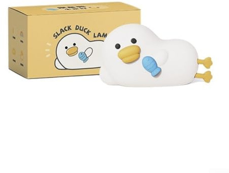 Silikon für nachtlicht Ente USB Aufladbar mit Timer Touch Dimmbar Farbwechsel Kinderzimmer für deko 15cm
