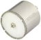 wolfcraft Sega a tazza diamantata Ceramic con punta di centraggio e codolo I 5940000 I Per l'installazione di sanitari e di materiale elettrico su piastrelle e piastrelle smaltate; profondità di taglio 45 mm